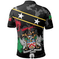 Saint Kitts and Nevis Polo Shirt Special Style With Stars RLT6 - Wonder Print Shop