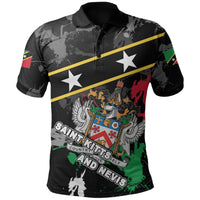 Saint Kitts and Nevis Polo Shirt Special Style With Stars RLT6 - Wonder Print Shop