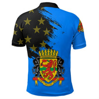 Congo Polo Shirt Coat Of Arms Flag Style RLT13 - Wonder Print Shop