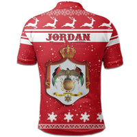 Christmas Jordan Polo Shirt Coat Of Arms RLT8 - Wonder Print Shop