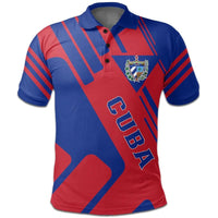 Cuba Polo Shirt Coat Of Arms Rockie RLT13 - Wonder Print Shop