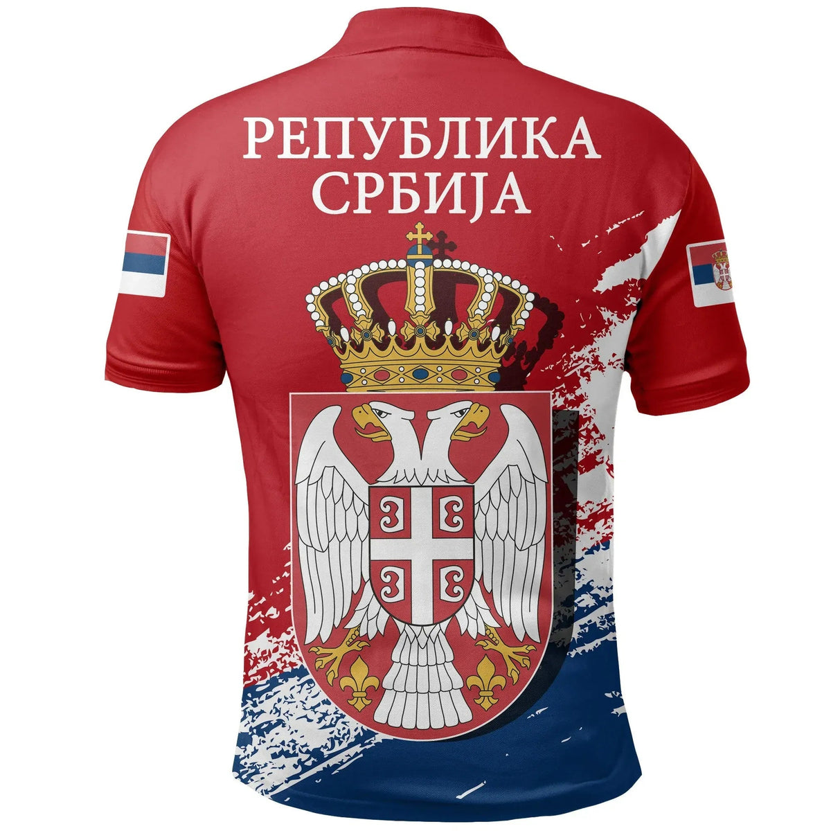 Serbia Polo Shirt Special Red Version RLT7 - Wonder Print Shop