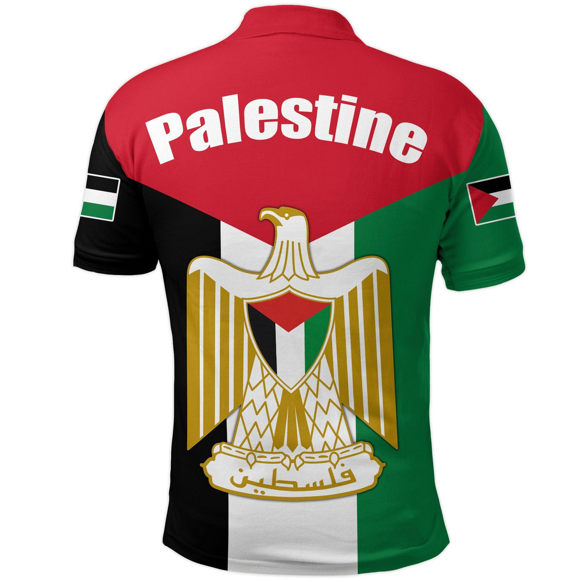 Palestine Polo Shirt, Coat Of Arms Palestine RLT13 - Wonder Print Shop