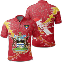 Argentina Of The Congo Polo Shirt Christmas Coat Of Arms X Style RLT13 - Wonder Print Shop