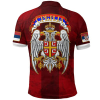 Serbia Polo Shirt Best Serbian Eagle Tattoo RLT7 - Wonder Print Shop