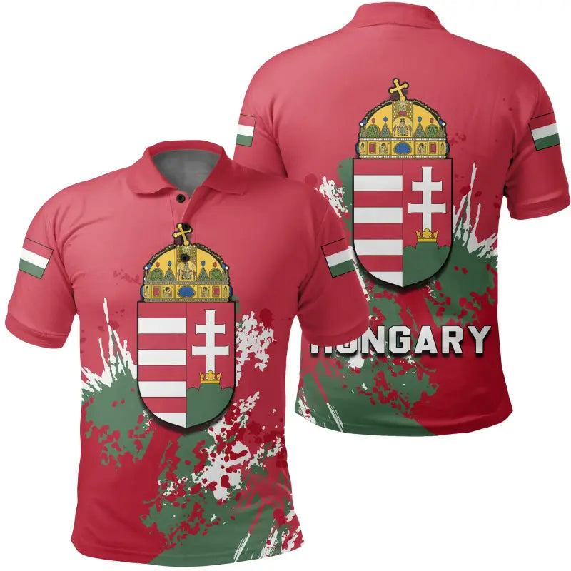hungary-coat-of-arms-polo-shirt-spaint-style