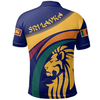 Sri Lanka Lion Polo Shirt RLT7 - Wonder Print Shop