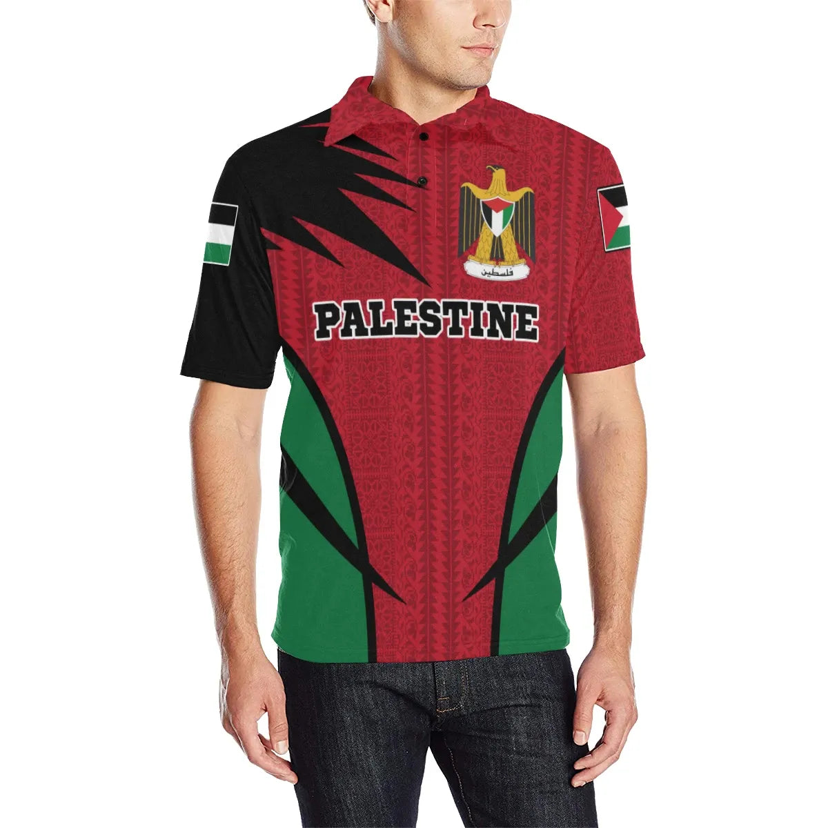Palestine Polo Shirt Active RLT13 - Wonder Print Shop