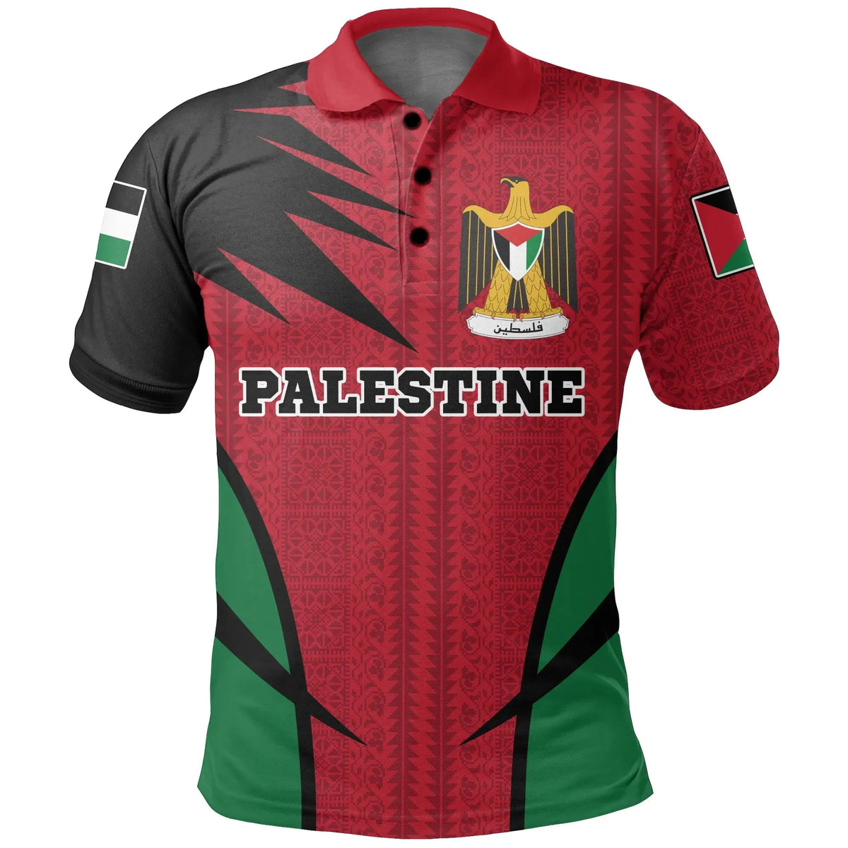 Palestine Polo Shirt Active RLT13 - Wonder Print Shop