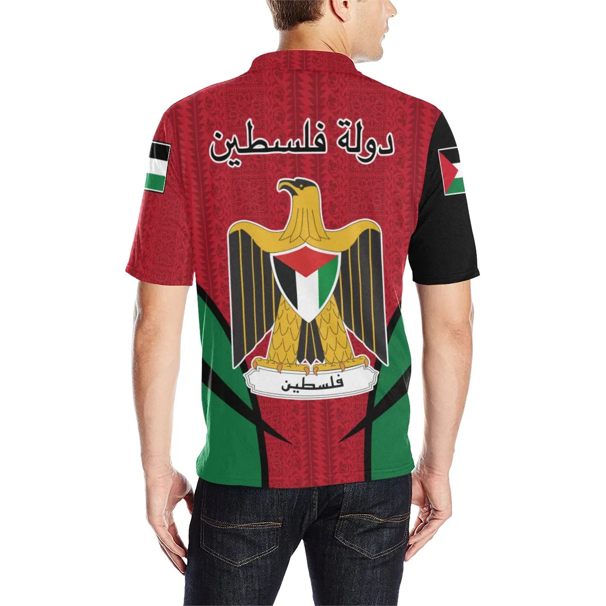Palestine Polo Shirt Active RLT13 - Wonder Print Shop