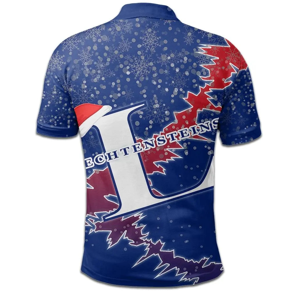 Liechtensteins Polo Shirt Christmas Coat Of Arms X Style8 RLT6 - Wonder Print Shop