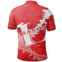 Lebanon Polo Shirt Christmas Coat Of Arms X Style8 RLT6 - Wonder Print Shop