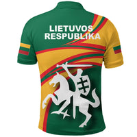 Lithuania Polo Shirt N Flag RLT6 - Wonder Print Shop