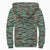 Army Guyana Tiger Stripe Camouflage Seamless Sherpa Hoodie RLT8 - Wonder Print Shop