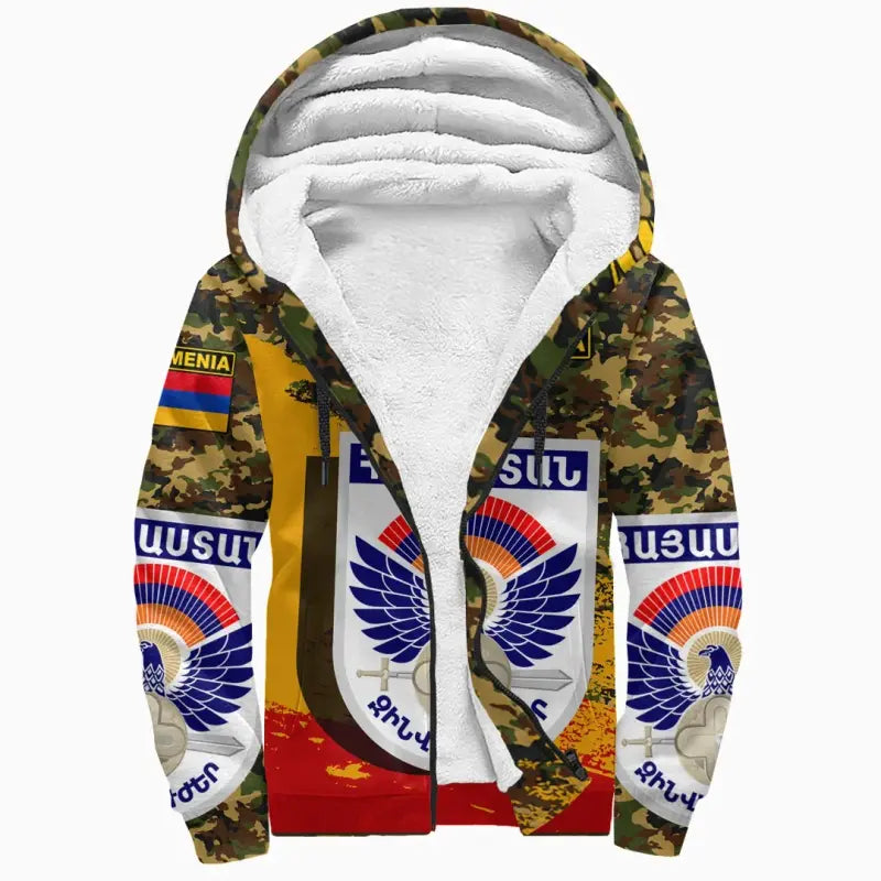 Armenian Army Sherpa Hoodie RLT8 - Wonder Print Shop