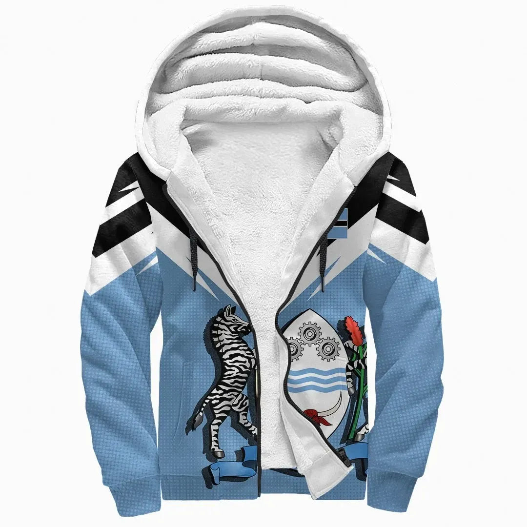 Botswana New Release Sherpa Hoodie RLT6 - Wonder Print Shop