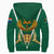 South Africa Sherpa Hoodie Coat Of Arms RLT8 - Wonder Print Shop