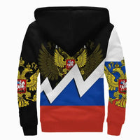 Russia Sherpa Hoodie Original Flag RLT12 - Wonder Print Shop