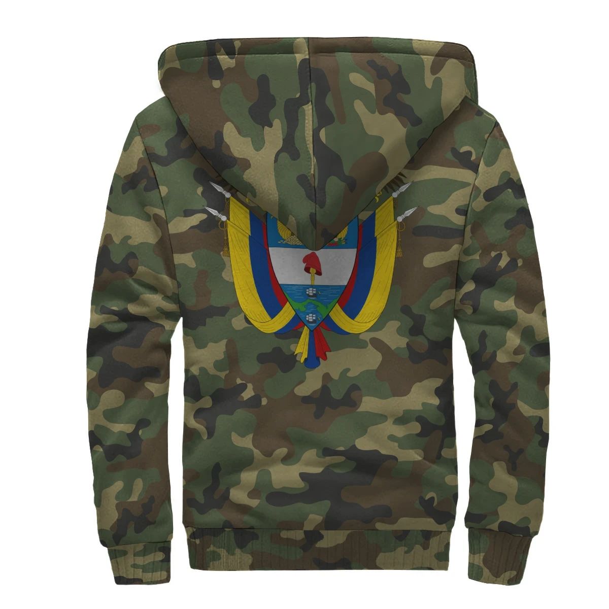 Colombia Sherpa Hoodie Camo (Women's/Men's) RLT7 - Wonder Print Shop
