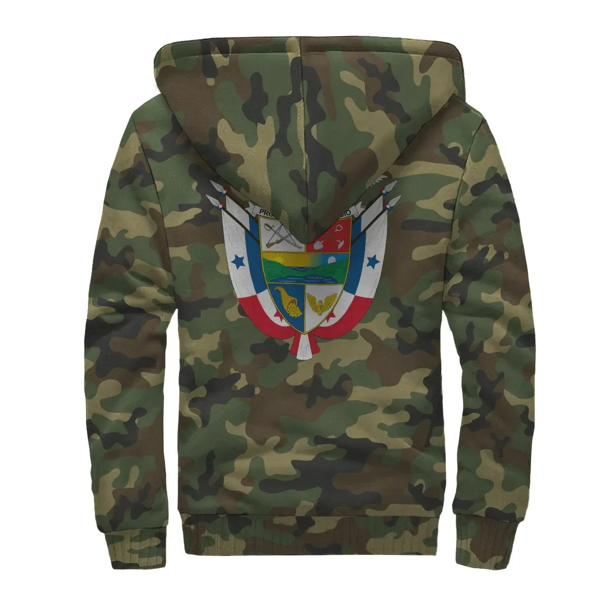 Panama Sherpa Hoodie Camo Women's/Men's RLT13 - Wonder Print Shop