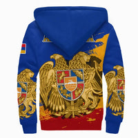 Armenia Special Sherpa Hoodie - Blue Version RLT8 - Wonder Print Shop