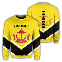 Brunei Coat Of Arms Sweatshirt Lucian Style RLT7 - Wonder Print Shop
