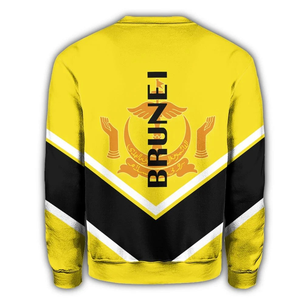 Brunei Coat Of Arms Sweatshirt Lucian Style RLT7 - Wonder Print Shop