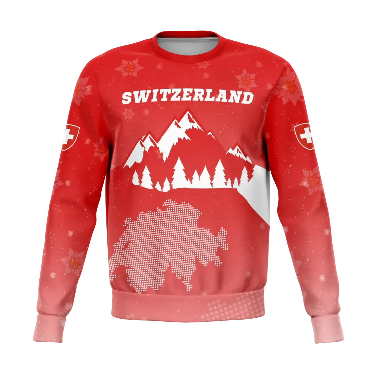 Switzerland Travel Sweatshirt RLT13 - Wonder Print Shop