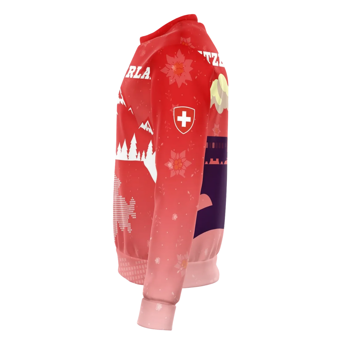 Switzerland Travel Sweatshirt RLT13 - Wonder Print Shop