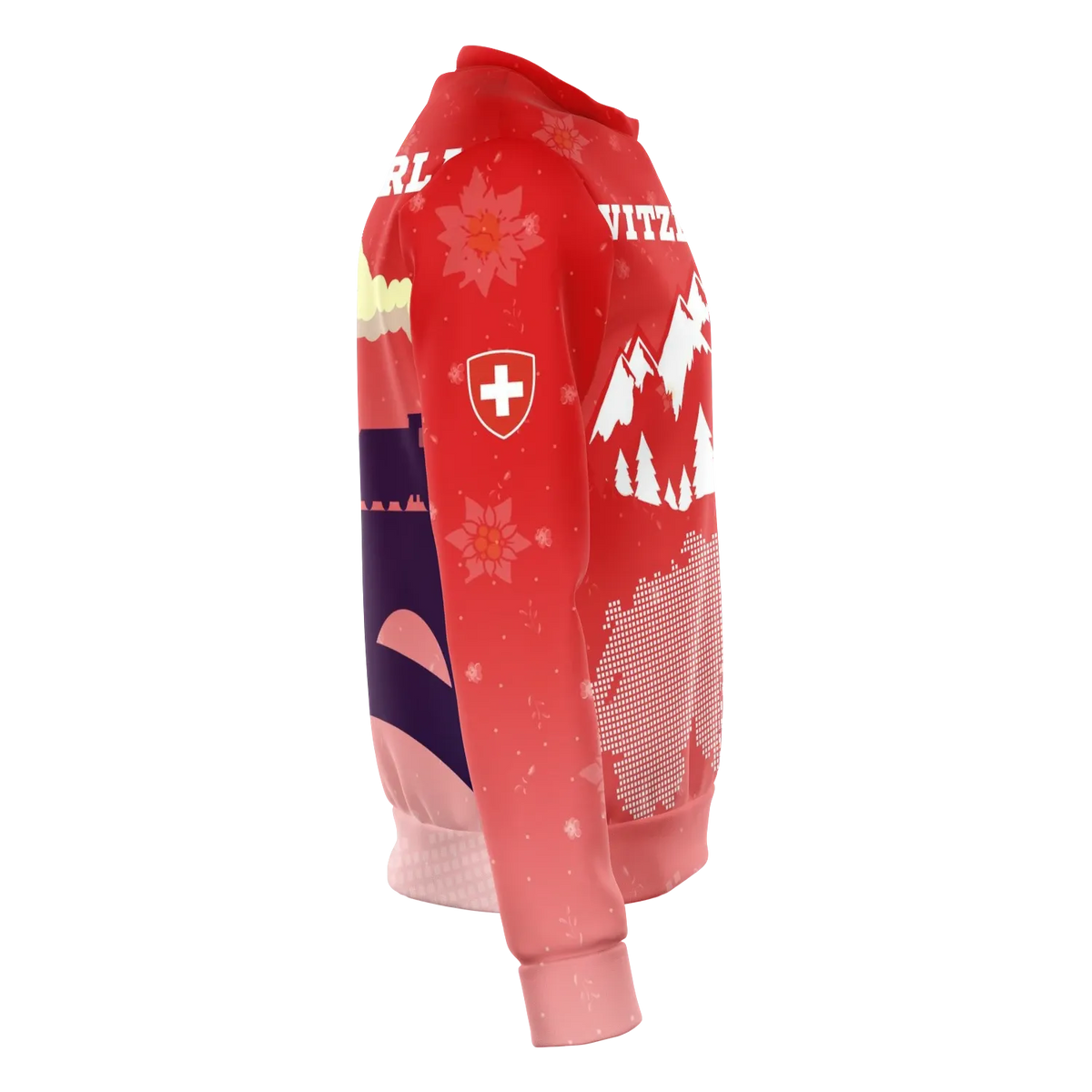 Switzerland Travel Sweatshirt RLT13 - Wonder Print Shop