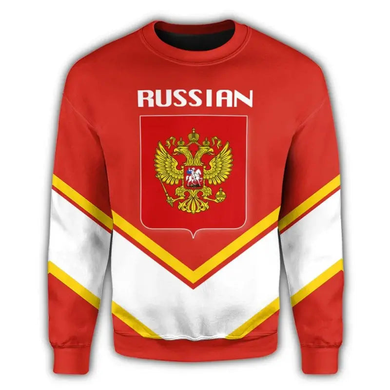 Russian Coat Of Arms Sweatshirt Lucian Style RLT12 - Wonder Print Shop
