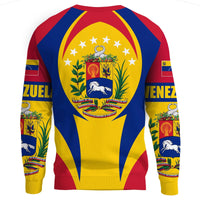 Venezuela Sweatshirt Action Flag RLT7 - Wonder Print Shop