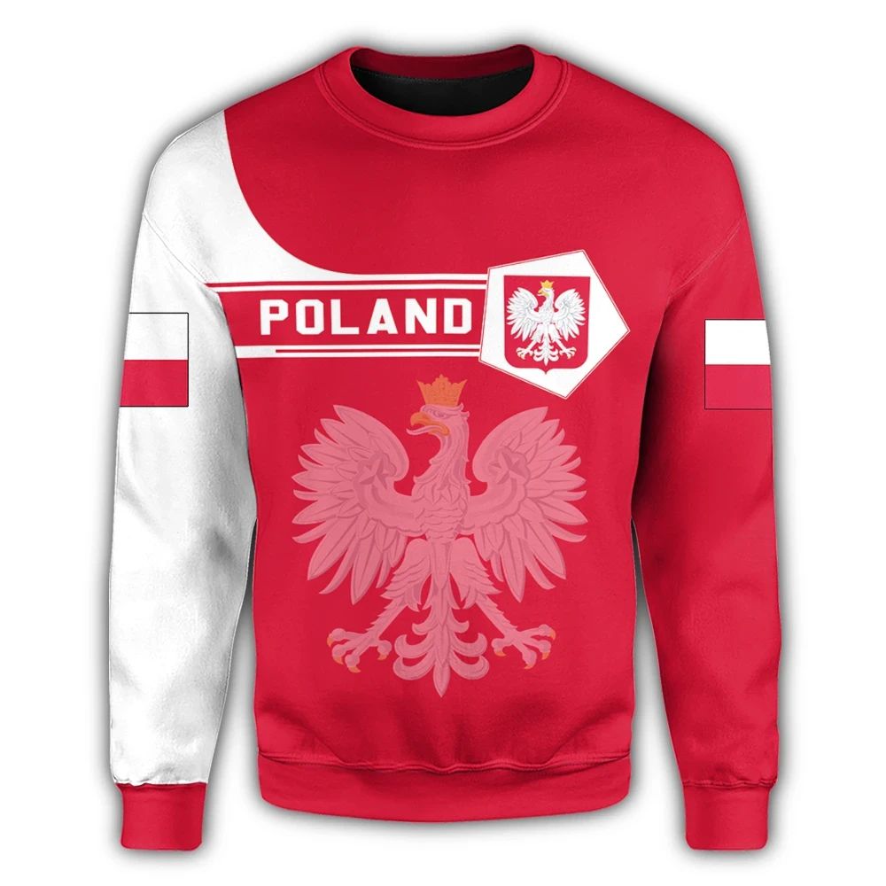 Poland Coat Of Arms Sweatshirt Simple Style RLT7 - Wonder Print Shop