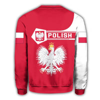 Poland Coat Of Arms Sweatshirt Simple Style RLT7 - Wonder Print Shop