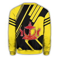 Brunei Coat Of Arms Sweatshirt Rockie RLT7 - Wonder Print Shop