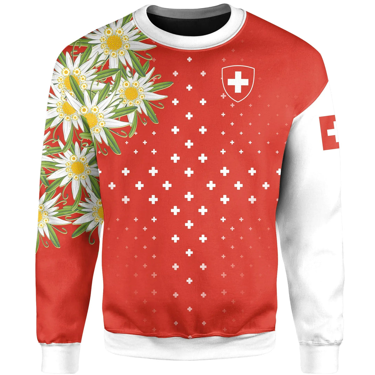 Switzerland Edelweiss Special Sweatshirt RLT13 - Wonder Print Shop