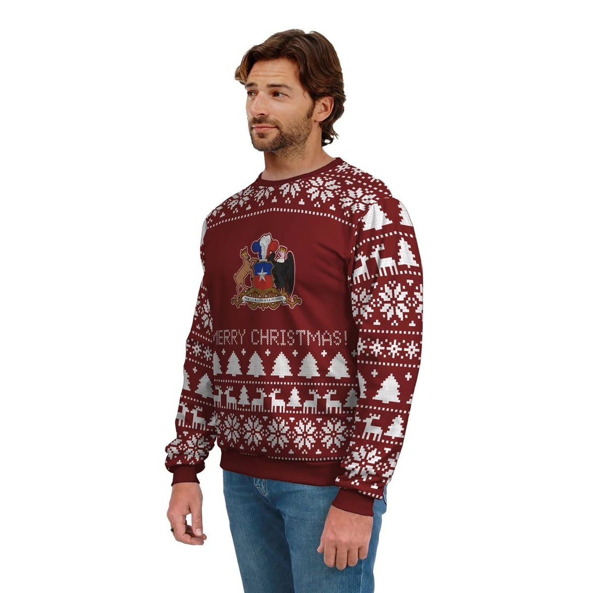 Chile Sweatshirts - Xmas RLT7 - Wonder Print Shop