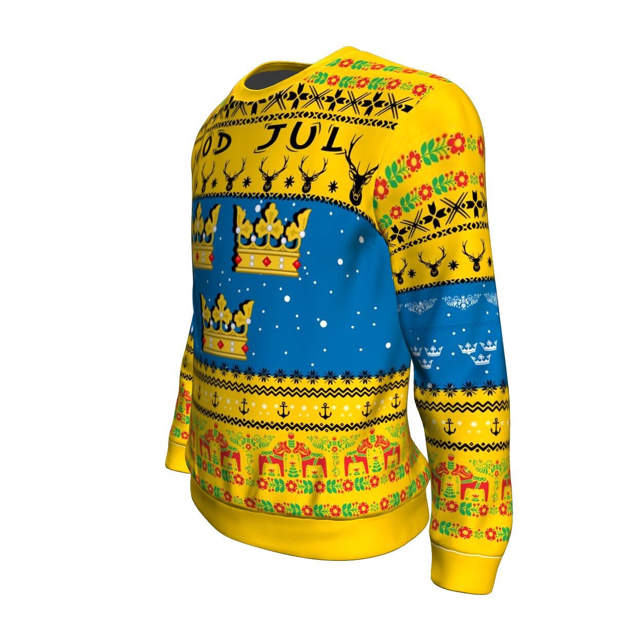 Sweden Christmas Sweatshirt RLT7 - Wonder Print Shop