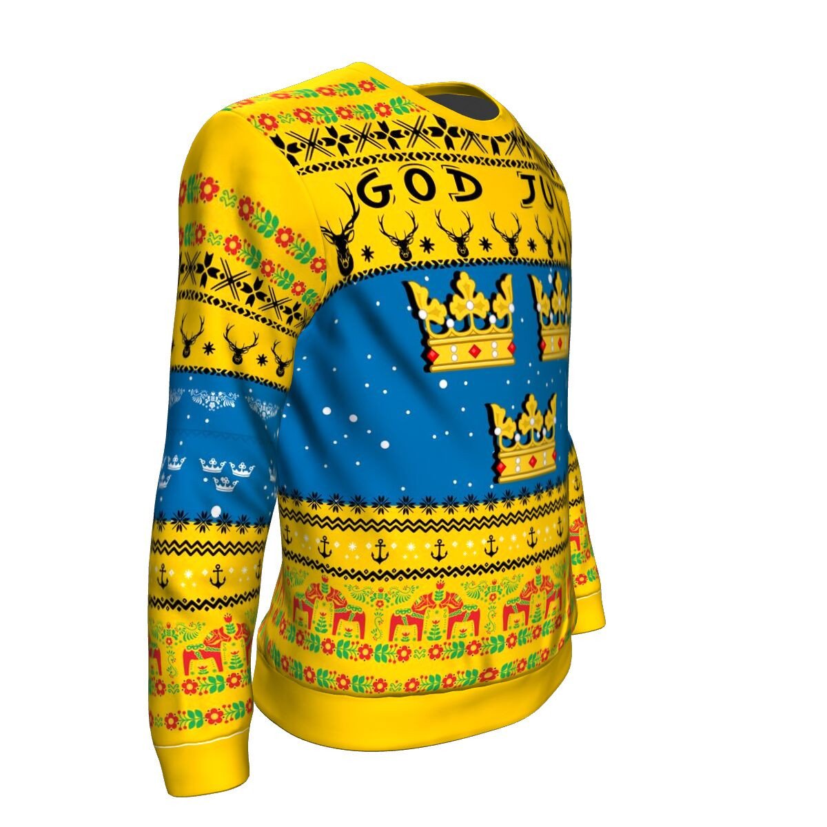 Sweden Christmas Sweatshirt RLT7 - Wonder Print Shop