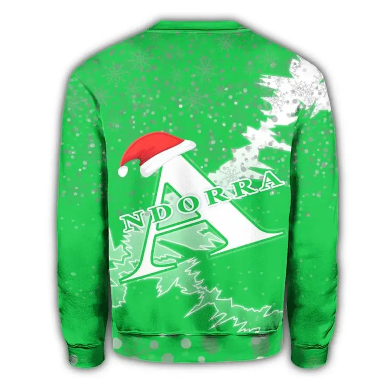 Andorra Christmas Coat Of Arms Sweatshirt X Style RLT8 - Wonder Print Shop