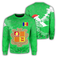 Andorra Christmas Coat Of Arms Sweatshirt X Style RLT8 - Wonder Print Shop