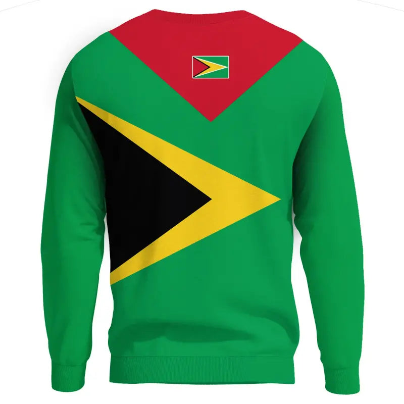 Guyana Sweatshirt Babarian (Green) RLT8 - Wonder Print Shop