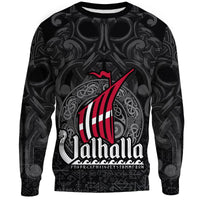 (Custom) Wonder Print Shop Sweatshirts - Denmark Odin and Drakkar RLT13 - Wonder Print Shop