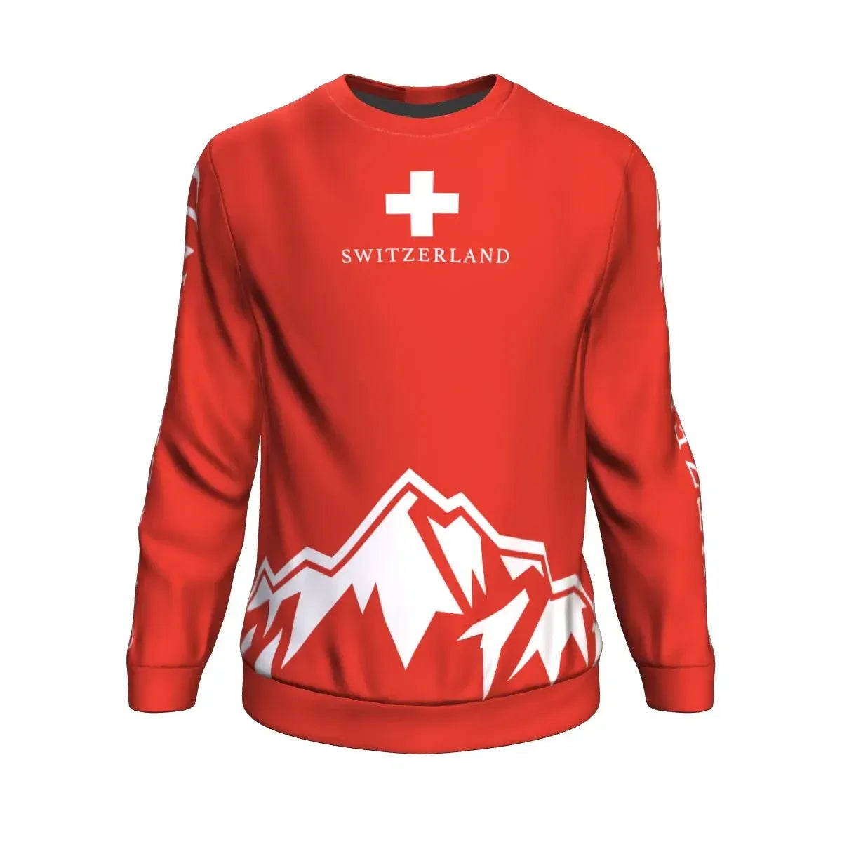 Switzerland Mountain Sweatshirts RLT13 - Wonder Print Shop