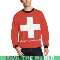 Switzerland Flag Sweatshirt RLT13 - Wonder Print Shop