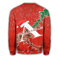 Afghanistan Christmas Coat Of Arms Sweatshirt X Style RLT8 - Wonder Print Shop