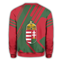 Hungary Coat Of Arms Sweatshirt Rockie RLT8 - Wonder Print Shop