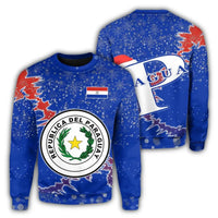 Paraguay Christmas Coat Of Arms Sweatshirt X Style RLT7 - Wonder Print Shop