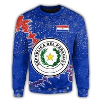 Paraguay Christmas Coat Of Arms Sweatshirt X Style RLT7 - Wonder Print Shop