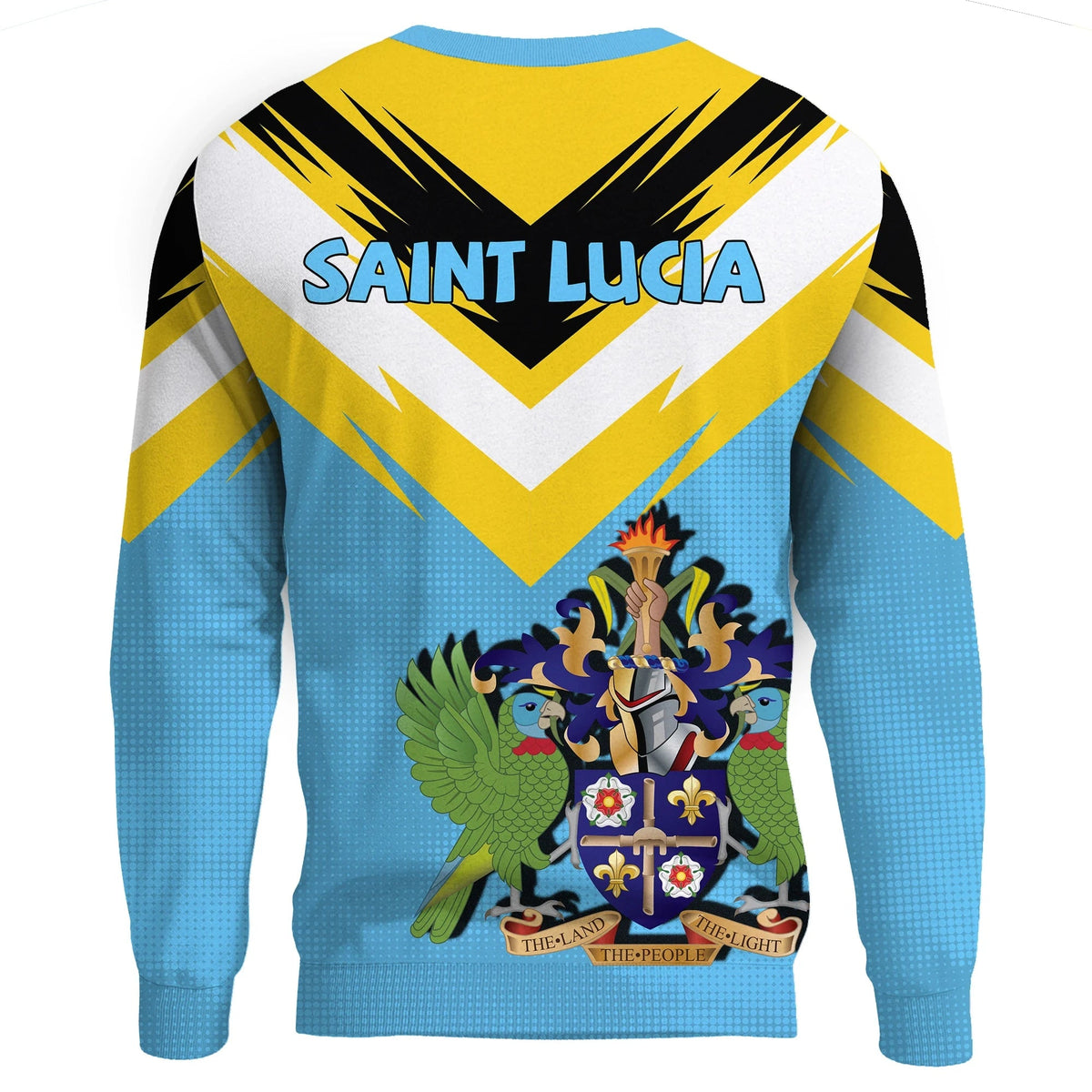 Saint Lucia Sweatshirt New Release RLT6 - Wonder Print Shop